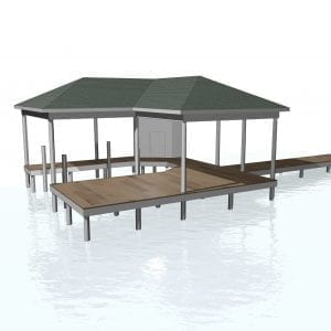 This image portrays Cart by Knoxville Docks & Decks | DOCK & DECK.