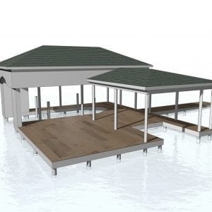 This image portrays Cart by Knoxville Docks & Decks | DOCK & DECK.