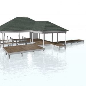 This image portrays Cart by Knoxville Docks & Decks | DOCK & DECK.