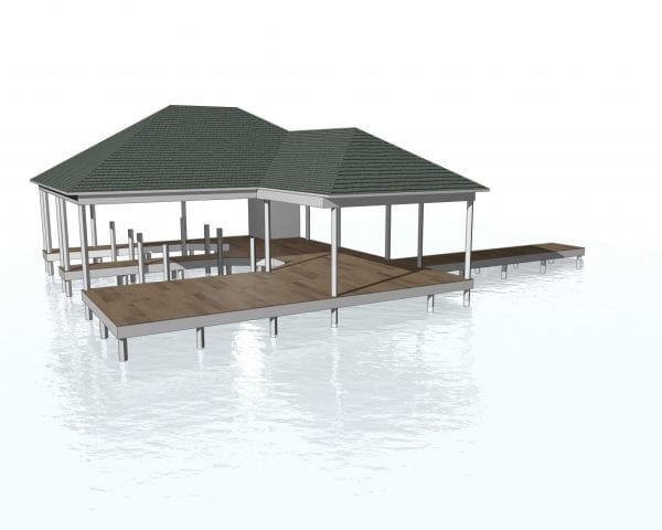 This image portrays Plan 2 by Knoxville Docks & Decks | DOCK & DECK.